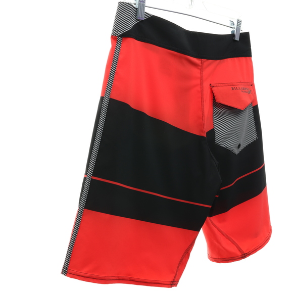 Billabong PRO 19" TAJ Burrow Board Shorts Men 30 Black/Red - Picture 5 of 13
